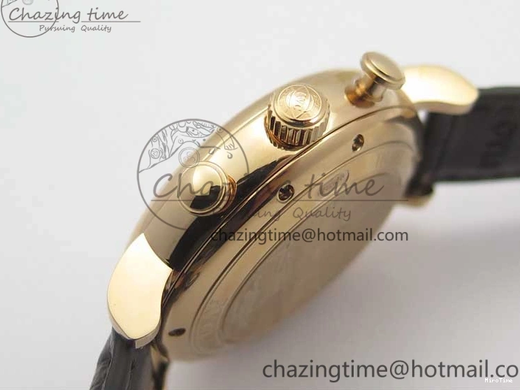 MIROTIME 0729 Efficient Portofino Chrono RG ZF 1:1 Best Edition White Dial on Brown Leather Strap A 7151